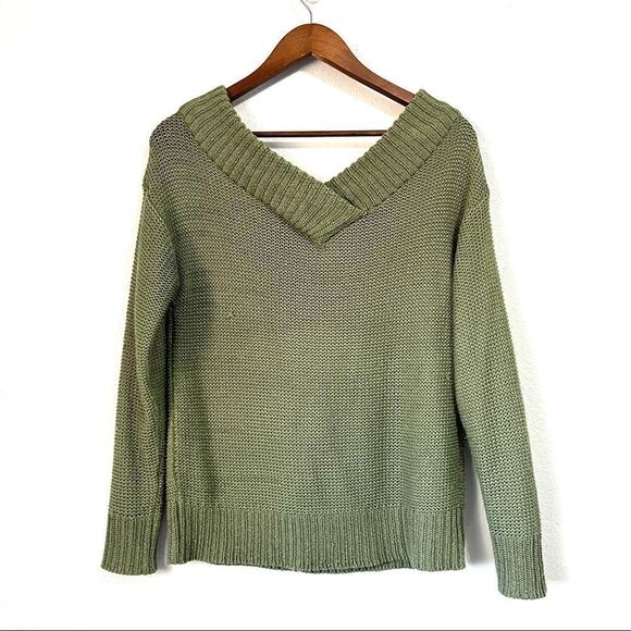Alya Women’s Knit Sweater Green Size S - Picture 3 of 5